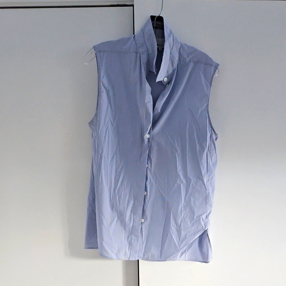 3.1 Phillip Lim Blue Casual Button Down Shirt